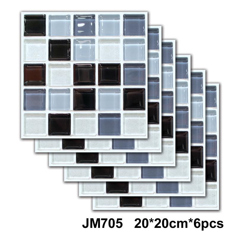 Self-Adhesive Marble Wall Tiles - Waterproof Stickers for Kitchen Backsplashes, Bathrooms, Living Rooms, Easy to Install and Rem