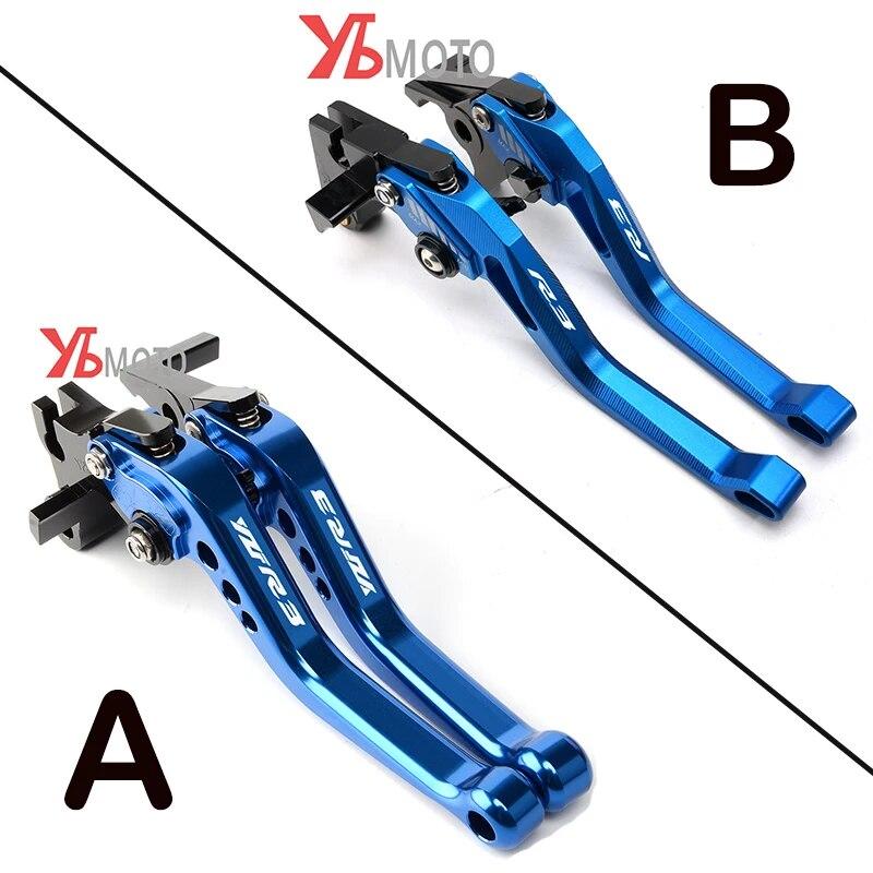 YZF-R3 Brake Lever Motorcycle Accessories For YAMAHA R3 YZFR3 2015-  2022 Aluminum Adjustable Brake Clutch Levers