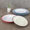 Kaiboya Melamine Plate - Flying Saucer, Straw Hat, Pasta, Salad, Soup, and Dish Plate for Western Restaurant Tableware.