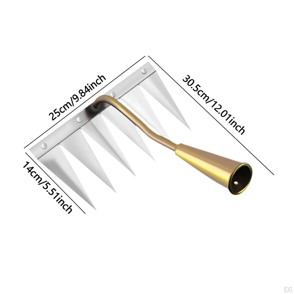 Detachable Gardening Hand Weeder Tool Manual Claw Loosening Soil Heavy Duty Weeding Rake Weed