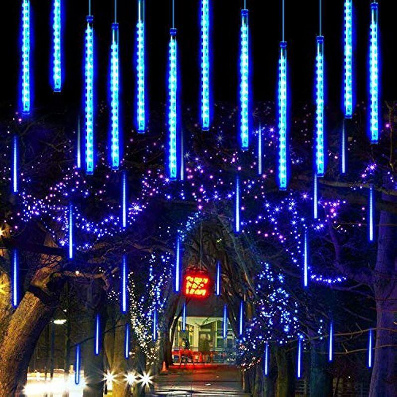 30/50cm USB Powered LED Meteor Shower Light Holiday String Light Waterproof Fairy Garden Decor Outdoor Street Garland Christmas
