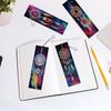 12Pcs DIY Diamond Art Bookmark with Crystal Pendant Diamond Art Painting Bookmarks Gift for Book Lovers Mosaic Art Supplies
