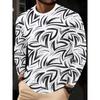 Autumn Men's 3D Printed Crew Neck Long Sleeve T-Shirt