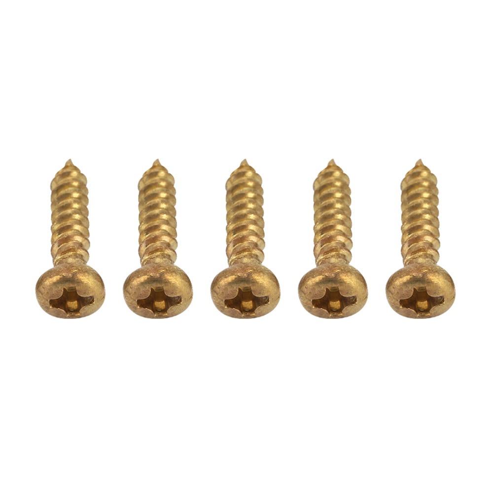 100PCS Metal Guitar Tuning Pegs Golden Color Machine Head Screws  For Electric Guitar