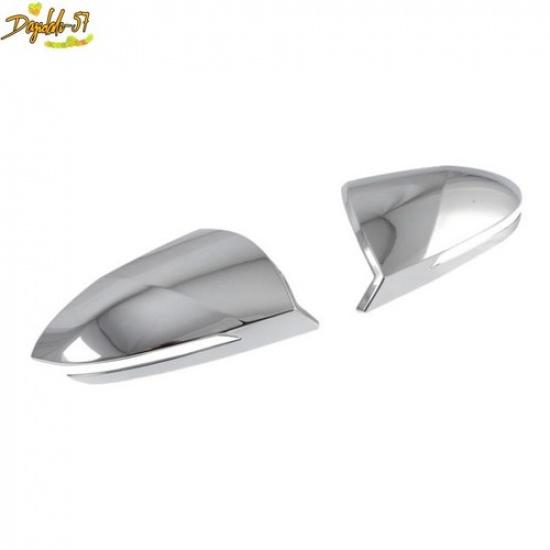 Fits For Hyundai TUCSON -2025 Chrome Side Mirrors Rearview Trim Cover 2PCS