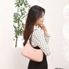 New Fashion Croissant Shoulder Bag for Women Minimalist Solid Color Armpit Purse Trendy Handbag KTB