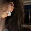 Super Sparkly Zirconia Pearl Ear Cuff - No Piercing Needed, High-End Luxury Design for Women