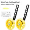 Children Bike Wheels 1 Pair Reinforced Heavy Duty Wear Resistant 12-20 Inch for Kids Outdoor Cycling Replacement Parts