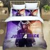 Movie John Wick Beding Set For Bedrom Soft Modern Bedspreads Comefortable Children Kids Soft Duvet Cover Comfortable Quilt Cover And Pilowcase