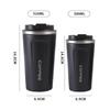 380/510ML Stainless Steel Coffee Mug Leak-Proof Travel Thermo Cup Vacuum Flask Insulated Cup Office Cup LS