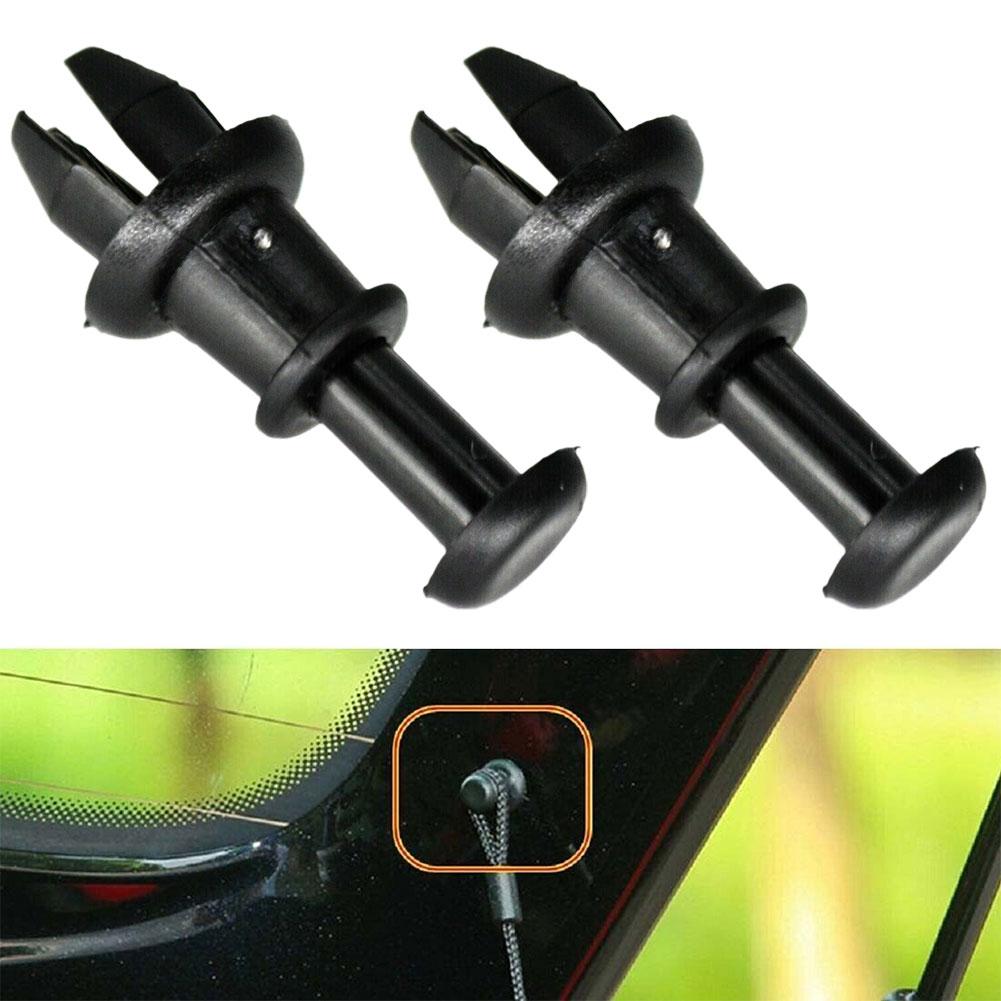 2pc Car Trunk Lanyard Fixing Clip Parcel Shelf String Clips 1M6867574A For VW GOLF MK5 MK6 5 6 Auto Knob Holder Pivot Hanger Peg