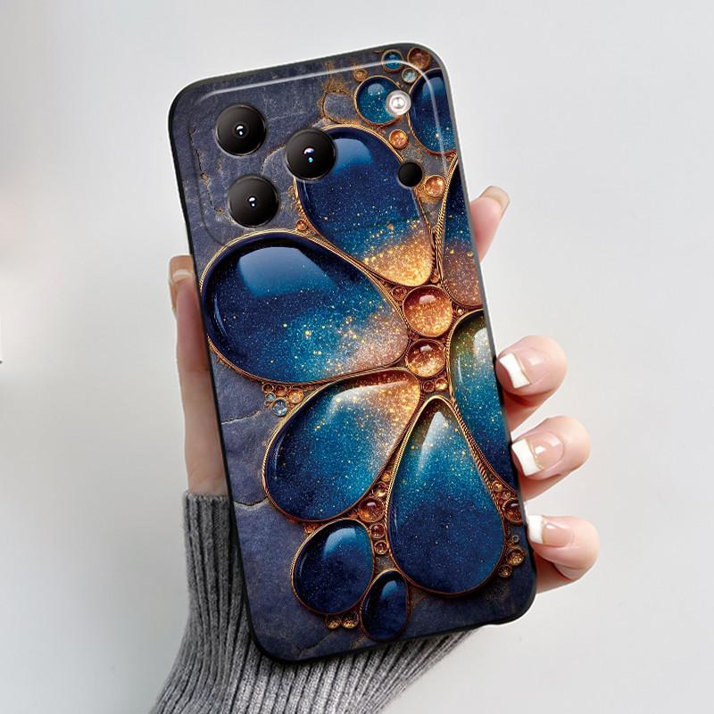 Casing For BlackView Wave 7C Phone Case Aesthetic Luxury Cute Cool Boys Girls Pattern Black Soft TPU Protective Shell Cover