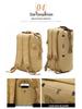 Large Canvas Tote Backpack for Outdoor Travel and School - Men's Casual Bag