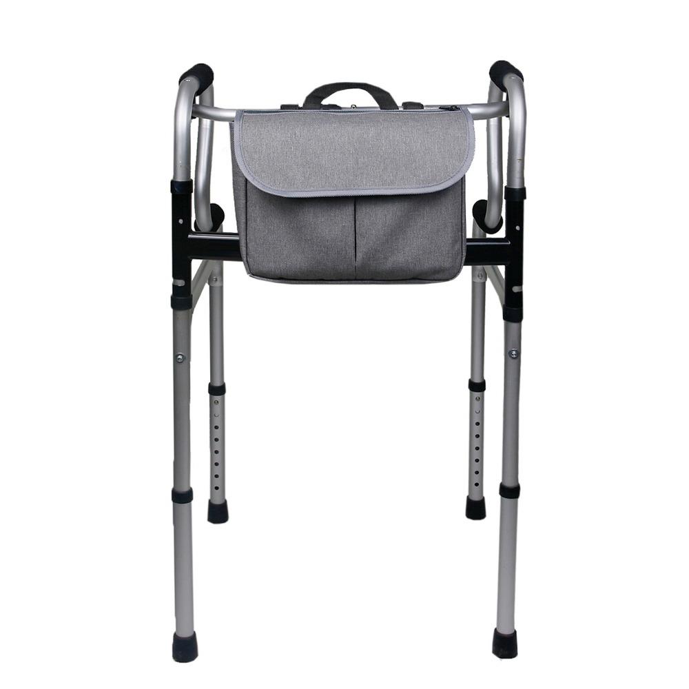 Large Capacity Walker Bag Durable Polyester Walker Pouch Easy Installation Waterproof Walker Organizer Pouch For Scooter