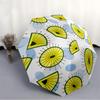 1pc Pineapple Pattern Automatic Opening/Closing Umbrella with Operation & Windproof Canopy yy260311064