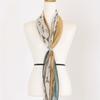 Shop   Women Diamond Pattern Scarf Green Drn Wsc 0652
