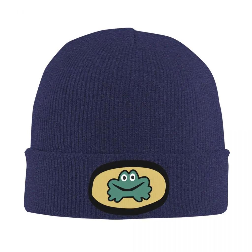2025 neue Parappa The Rapper Mützen Cartoon Frosch Videospiel Strickmütze Fitnessstudio Warm Unisex WoUnisex Kappen Herbstmuster Mode Bonne