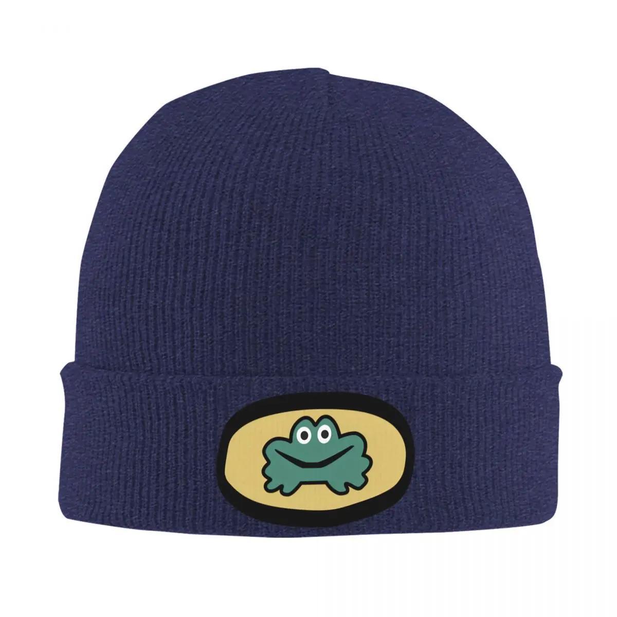 

2025 new Parappa The Rapper Beanie Hats Cartoon Frog Video Game Knitted Hat Gym Warm Unisex WoUnisex Caps Autumn Pattern Fashion Bonne