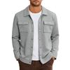 Men's Relaxed-Fit Casual Jacket Long-Sleeve Outerwear