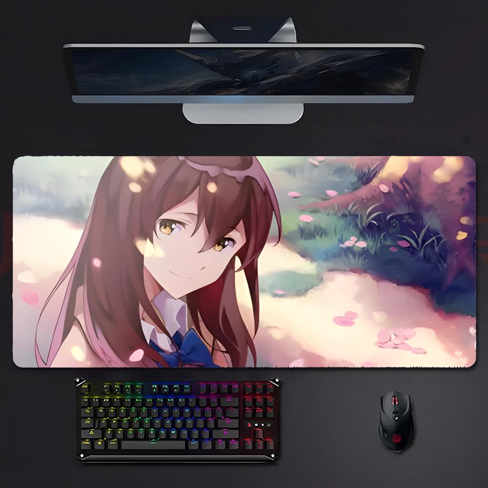 Sad Emotional Anime II Want To Eat Your Pancreas Mouse Pad Mousepad Large Gaming Lockedge Thickened Pc Table Desk Mat