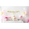 Goated Since 2012 Gold Glitter Banner - 14th Birthday and Anniversary Party Decorations