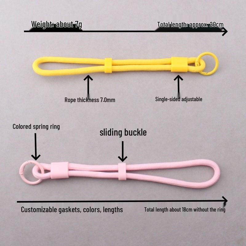 Adjustable Phone Lanyard and Wrist Strap with Water Bottle Holder and Keychain Charm