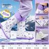 Positive Rain Children's Waterproof High-Top Anti-Slip Silicone Boot Covers