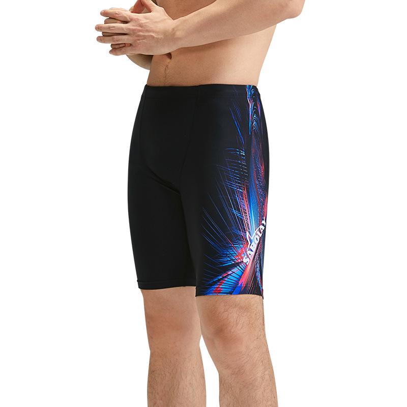 SABOLAY Herren Racing Badehose - High-End Nylon Flat-Leg Design für professionelle Schwimmer