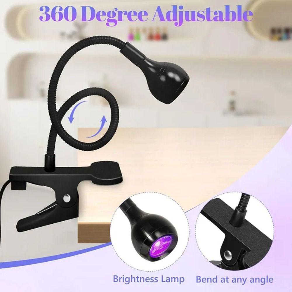 Foot Pedal Switch UV LED Nail Lamp 5W Power Nail Drying Light Gel Polish Curing Lamp DIY Manicure