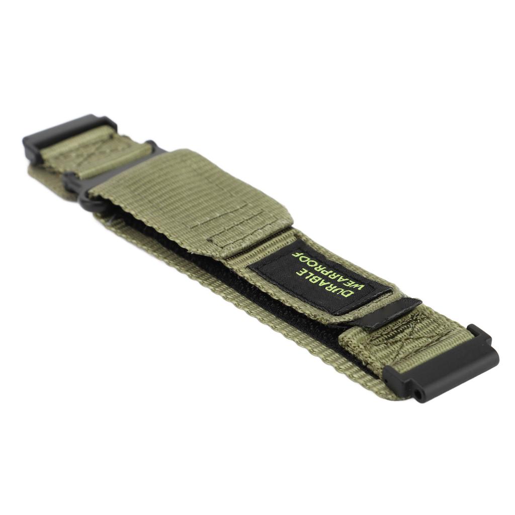 Klockarmband i nylon för Huami T Rex Ultra Smartwatch Kardborrefäste Andningsbart Vävt