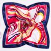 Light Luxury 50Cm Small Square Scarf Chain Printed Silk Scarf Women'S Thin Neck Protection Scarf Cheap Silk Scarf Gift