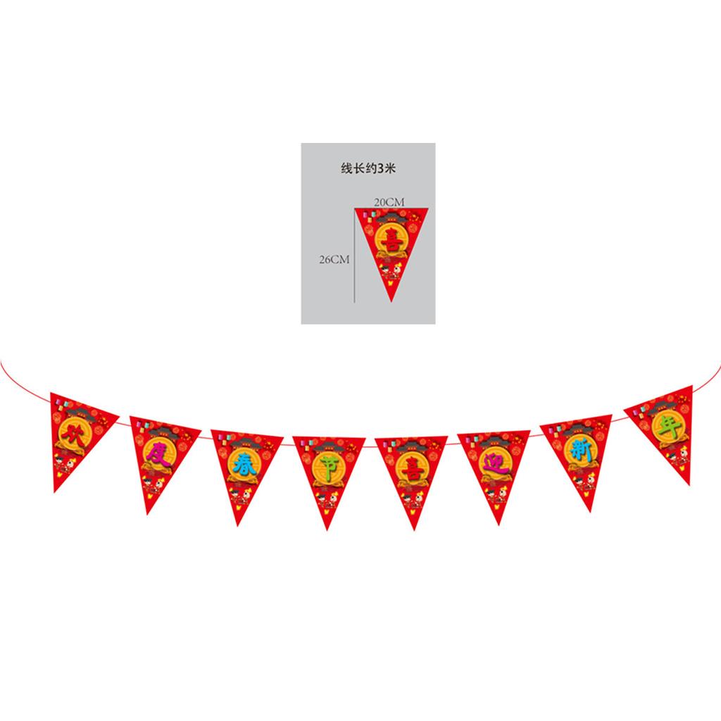 New Year'S Day Party Decoration Laqi Yuanbao God Of Wealth Gong Xi Fa Cai Paper Latte Flower Spot