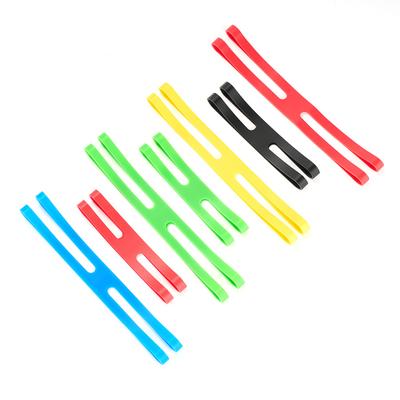 Outdoor Camping Tableware Storage H-shaped Silicone Strap Elastic Color Tie Cutlery Cross Strap Cutlery Packing Strap Camping