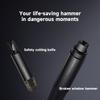 Mini Car Safety Hammer Window Breaker Escape Emergency Seat Belt Cutter Escape Safety Hammer Tools Auto Accessoires