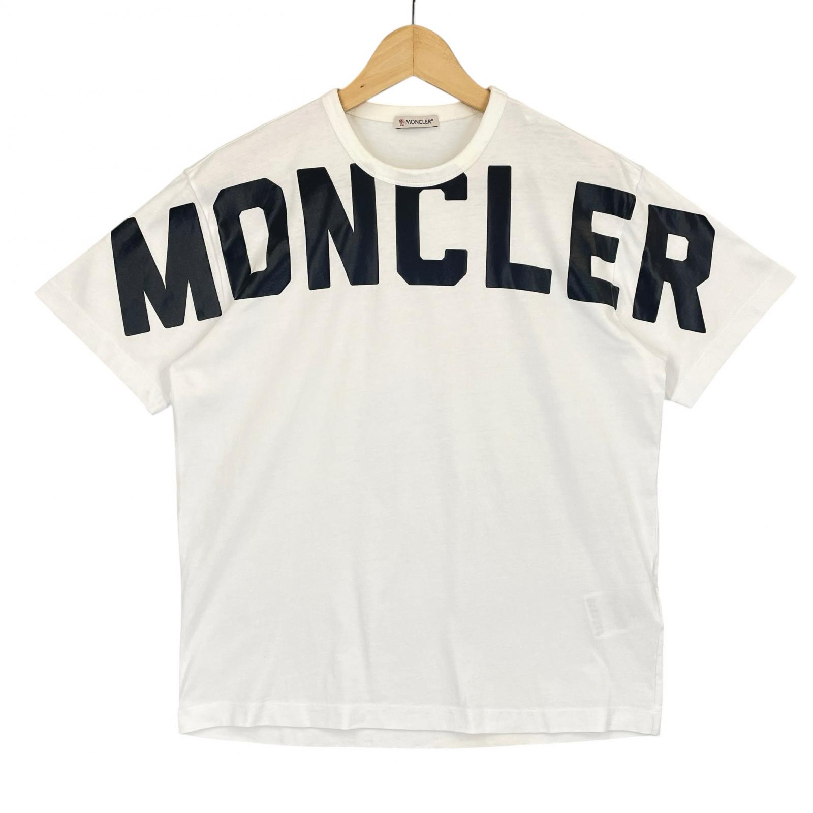 MONCLER S MENS Short Sleeve T-shirt White Model F10918C70410 8390T S белый