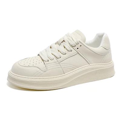 Moda 2024 Wiosna Jesień Nowe Designerskie Sneakersy Męskie Moda Casual Sportowe Buty na Platformie Męskie Jednolity Kolor Zapatos De Hombre