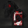 Black Clover Asta Shirt, Liebe Devil Anti Magic Washed Anime Tee, Black Bulls Ma