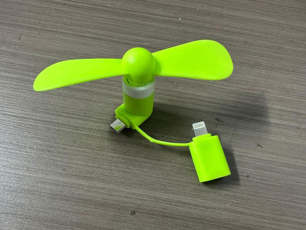 Universal 2-in-1 Portable USB Mini Fan for Apple & Android Devices