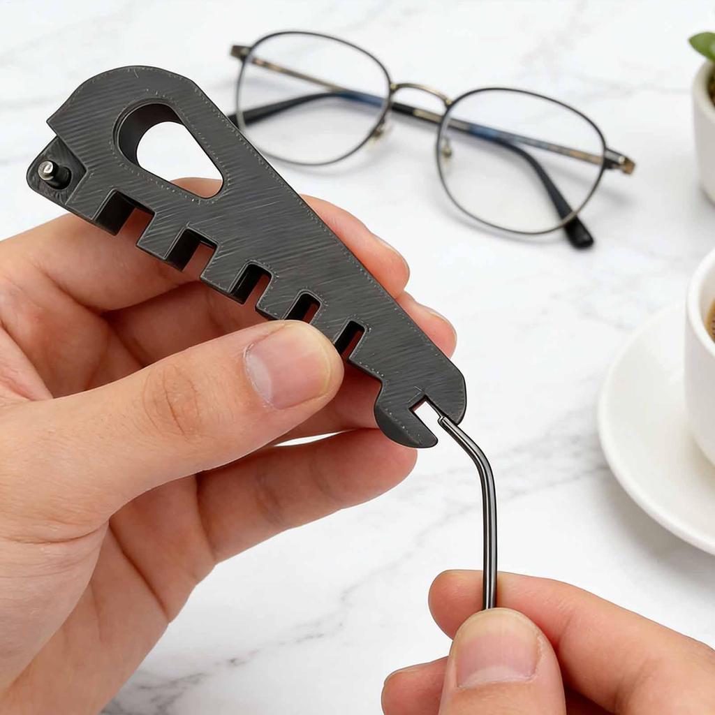 Professionals Eyeglass Repair Tool Anti-Slip Precise Adjustment Eyeglasses Adjustment Tool for Beginners Opticians Technicians