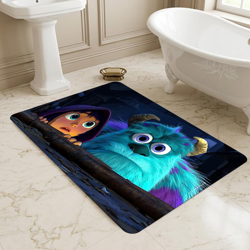 Monster Inc Living Room Nonslip Area Rug Soft Carpet For Bedroom Game Playroom Sofa Office Home Decor Doormat Christmas Gift C9291523