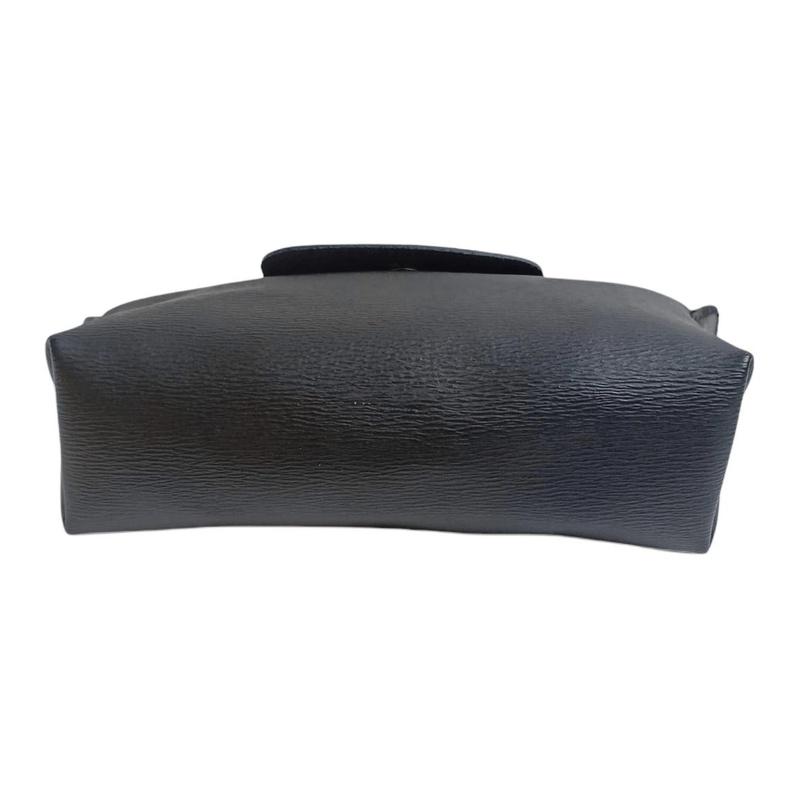 Longchamp Le Pliage City 17 solid color embossed logo eco-friendly zipper short handle coated canvas dumpling bag handbag women's black 34175HYQ001