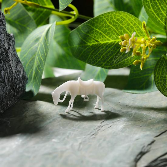 Ancient Chinese Horse & Landscape Miniature Set 2CM Horse