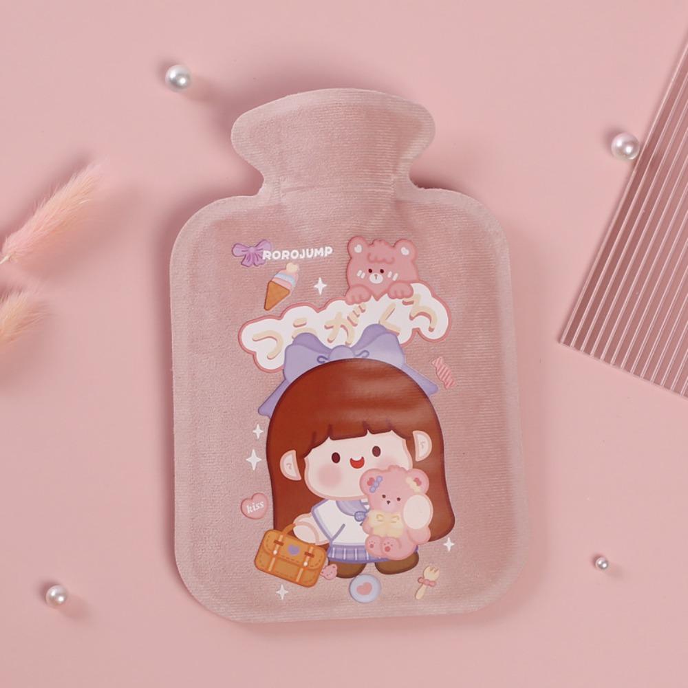 

Portable Plush Hot Water Bottle Cold-proof Hand Feet Warmer Hand Warmer Reusable Explosion Proof Warm Handbag Winter