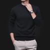 Korean Style Slim Fit Anti-Pilling Wool Sweater - Youth Casual Round Neck for Autumn & Winter