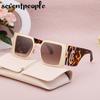 Classic Oversized Square Sunglasses Women Big Frame  Luxury Brand Designer New Vintage Shield Sun Glasses For Ladies Eyewear