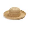 Spring and Summer New Foldable Dome Big Eaves Lafite Straw Hat Monochrome Plain Weave Spot Sunshade Outdoor Travel Trendy Hat