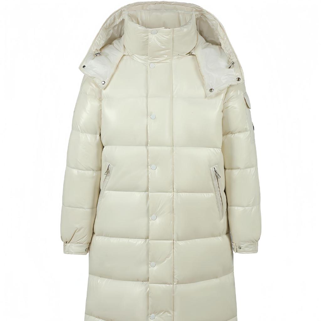 M Damen Übergröße Warme Kapuzen-Daunenjacke - Trendige & Vielseitige Mode-Oberbekleidung