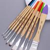 9Pcs Nylon Bristle Artist Painting Tools Oil Painting Brushes  For Watercolor Acrylic Oil Painting