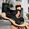 Mode Sommer Herren Sandalen Outdoor Römische Sandalen Strand Anti-Rutsch Lässig Leder Leicht Offene Zehen Jungen Sportsandalen Große Größe 47