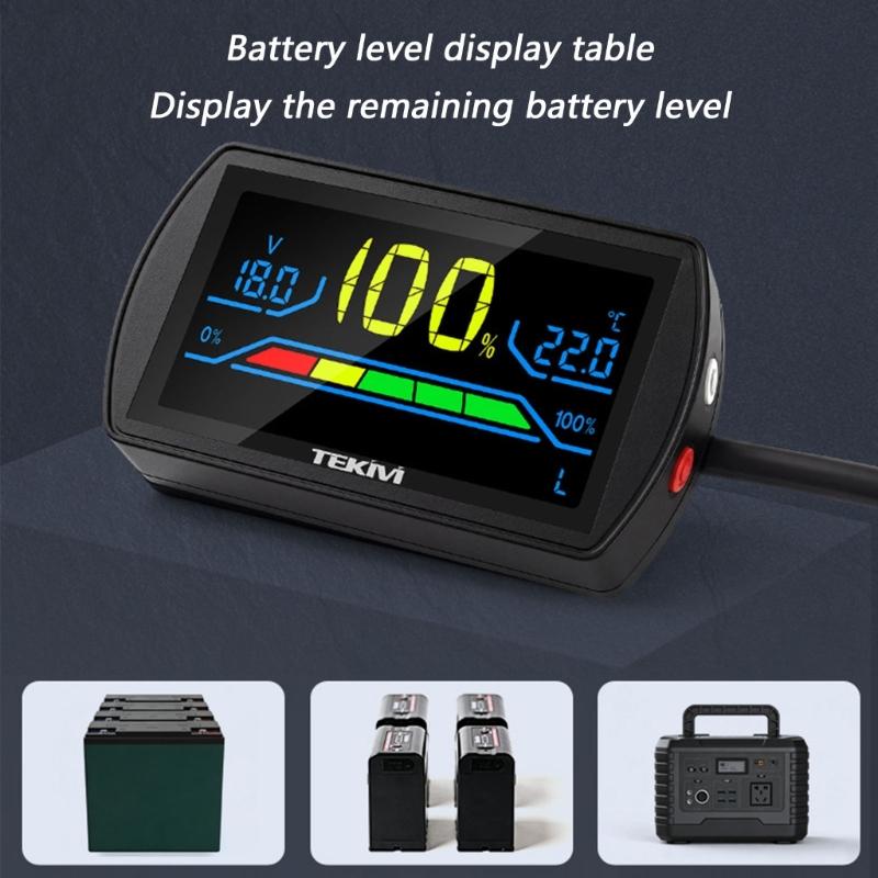 Digital Voltmeter Battery Voltages Tester For Electric Vehicles Outdoor Power Supplies And Repair Tool